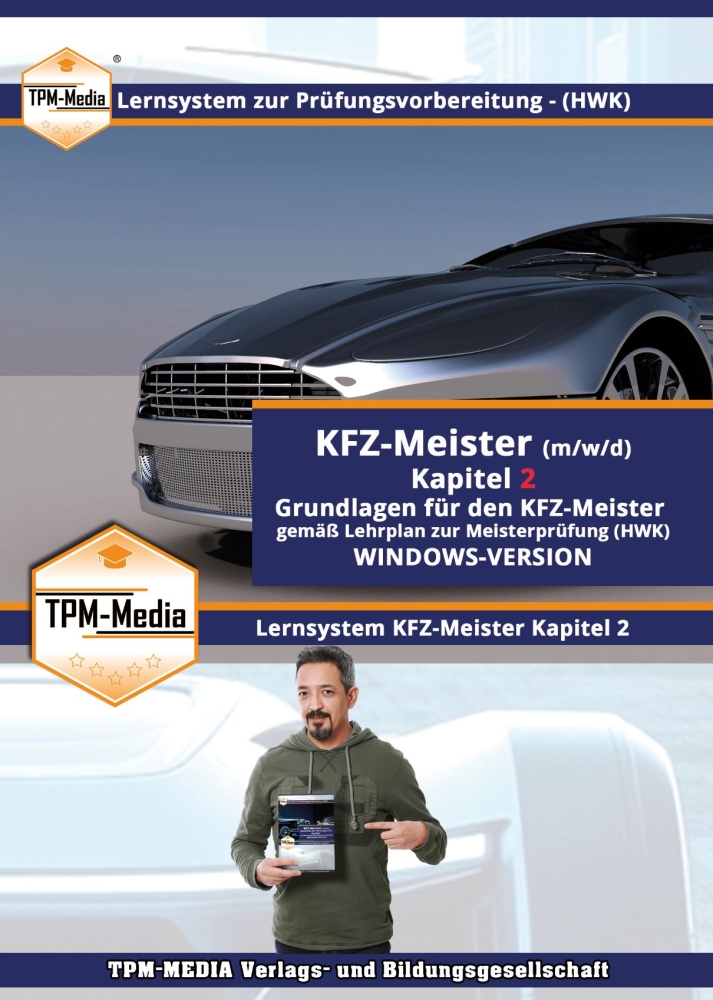 Bild 1 von KFZ-Meister (m/w/d) Kapitel 2  - Grundlagen für den KFZ-Meister-  (Download-Version)   / (Betriebssystem) Windows