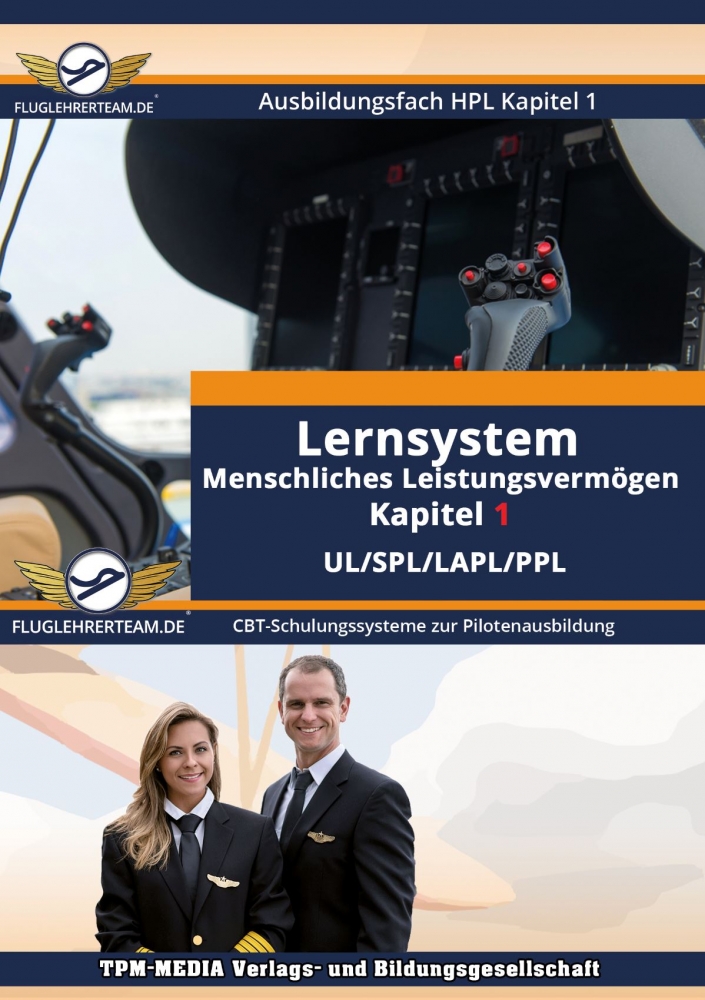 Bild 1 von Menschliches Leistungsvermögen Lernsystem Kapitel 1 UL/SPL/LAPL/PPL - Pilotenlizenz (Download)  / (Betriebssystem) MAC-OS