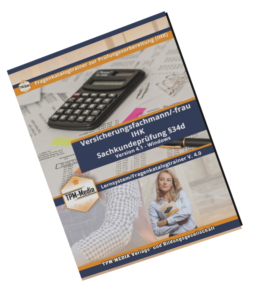 Bild 1 von Prüfungsvorbereitung zur Sachkundeprüfung §34d Versicherungsfachmann (IHK) 4.1 (Download-Version)  / (Betriebssystem) MAC-OS-Version